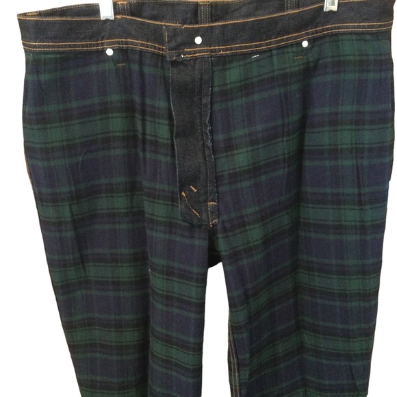 Eddie Bauer Flannel Lined Dark Wash Denim Jeans Mens. Size: 38/32 - Picture 11 of 16